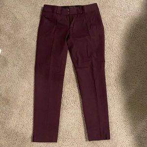 Banana Republic Petite Maroon Sloan Pant